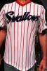Yakult Swallows Pinstripe Replica Pullover Jersey (Plus Free Cap!)